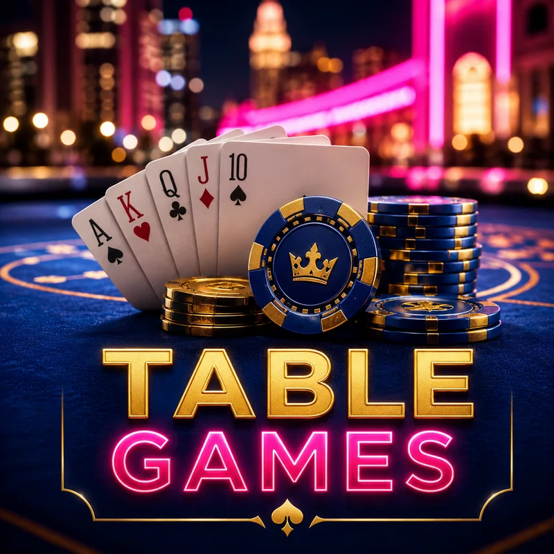 Table games at Royal Vegas